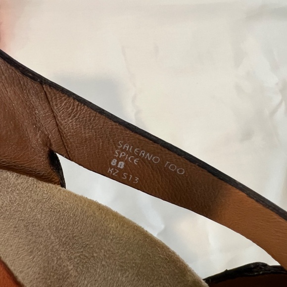 Earthies Wedge Sandals Salerno Too Spice Size 8B - Picture 4 of 7